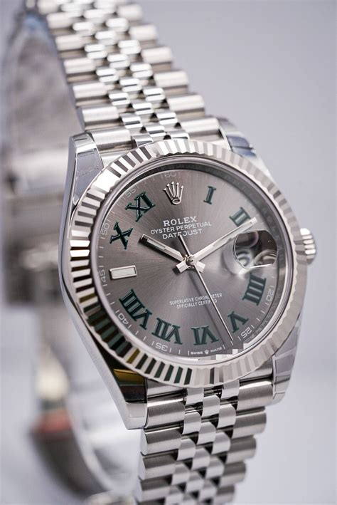rolex datejust 41 fluted bezel jubilee bracelet